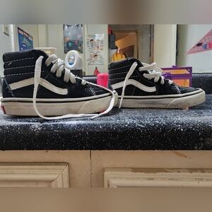 Vans Kids Black High-Top Sneakers